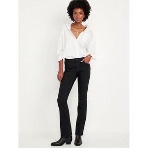 Old Navy | WOW Bootcut Jeans Black Mid Rise Stretch NEW Sz 2